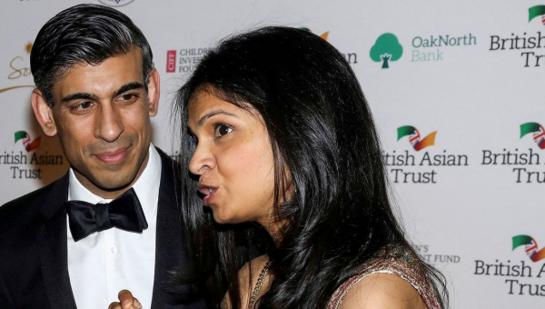 UK’s Sunak hits out at ‘smears’ over wife’s tax status