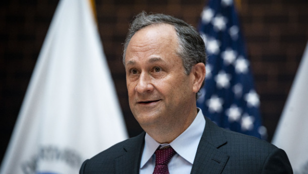 Second gentleman Doug Emhoff escorted out of DC high school because of 'security threat'