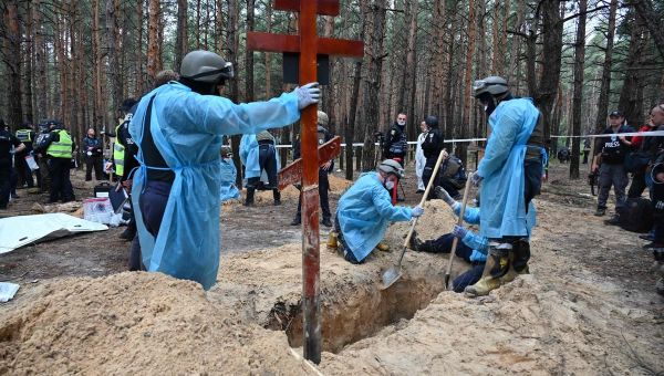 War in Ukraine: Some bodies in mass burial site in Ukraine show torture signs, says prosecutor