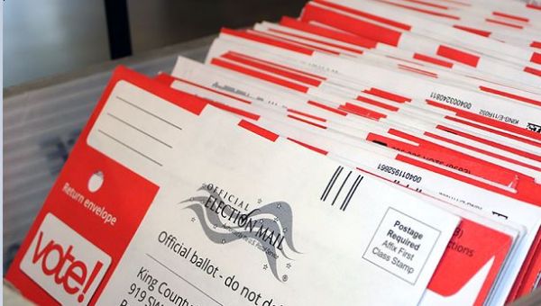 Court in swing state bans use of absentee ballot drop boxes