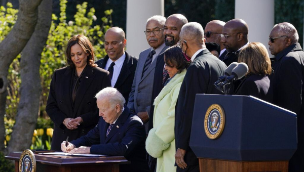 After Congress Failed to Pass Anti-Lynching Legislation 200 Times, Biden Signs Emmett Till Act