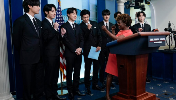 BTS declares music the ‘unifier’ against hate in Biden White House…