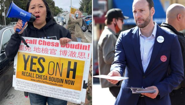 Supporters of Chesa Boudin recall rejoice, ex-DA blames 'right wing'
