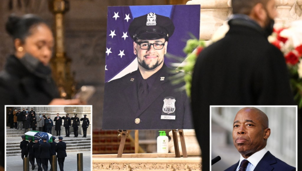 Adams skipping Groundhog Day activities to attend NYPD officer's...