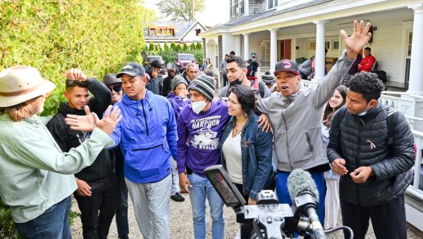 South Shore-based Father Bill's is helping migrants who were flown to Vineyard
