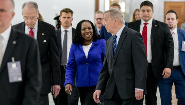 Dick Durbin dismisses claims dark money groups influenced Ketanji Brown Jackson’s nomination