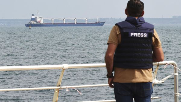 First grain ship leaves Ukrainian Black Sea port after deal