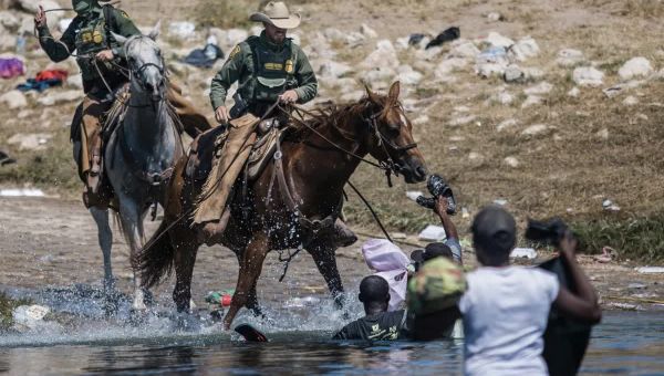 Patrol agents on horseback did not whip migrants, but used forced and inappropriate language, investigators say