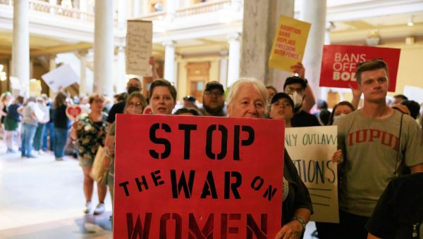 “Not Her Body, Not Her Choice”: Indiana Passes Near-Total Abortion Ban