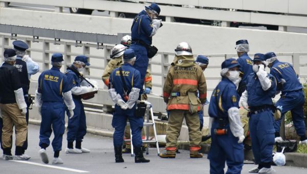 Man sets himself on fire in apparent protest of Shinzo Abe’s state funeral