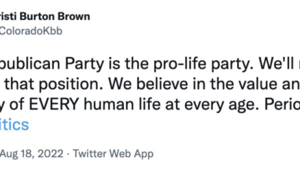 Republicans Can’t (and Won’t) Dodge Abortion in 2022 | Colorado Pols
