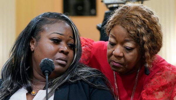 Black election worker testifies in January 6 committee hearing that election conspiracy theorists tried to citizen’s arrest her grandmother after campaign of lies from Trump, Giuliani