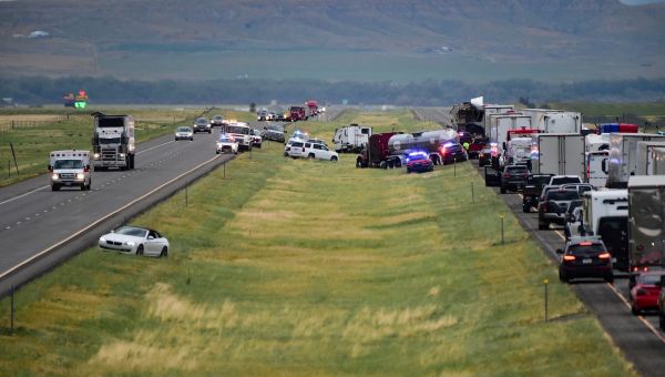 At least 6 dead after dust storm triggers massive pileup in Montana