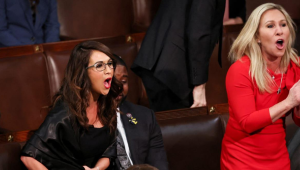 Lauren Boebert Embarrasses Herself With State of the Union Outburst