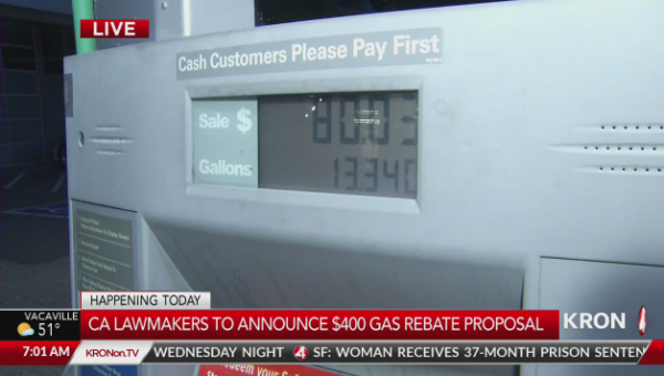 State lawmakers announce $400 gas rebate proposal