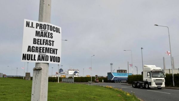 UK proceeds with legislation to change N Ireland trading regime