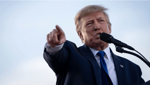 ‘He’s taking orders from the Easter bunny’: Trump uses his Ohio rally appearance to slam Biden