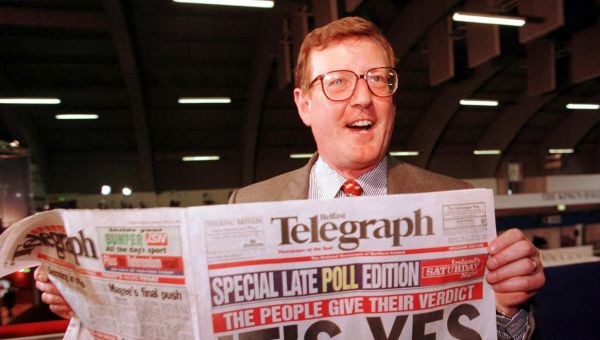 Viewpoint: Lord Trimble’s bravery and courage cannot be questioned