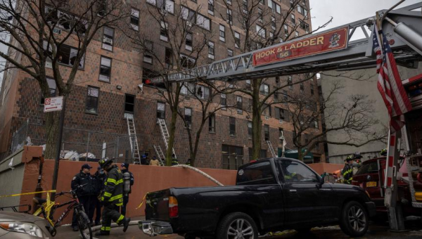 Bronx apartment fire that left 19 dead and 63 injured started with a bedroom space heater, fire chief says