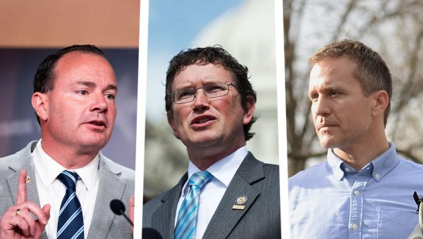 Republicans eat their own after bipartisan gun reform bill clears first hurdle in Senate