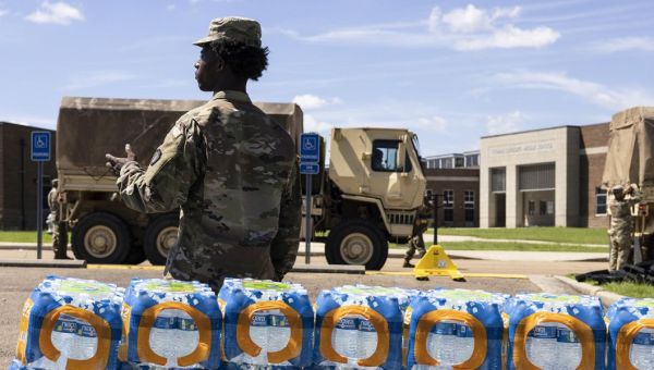 Flooding has made Mississippi water so dirty residents shower with their mouths shut