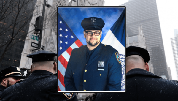 NYC Comes Together to Mourn Again at Public Wake for Slain NYPD Officer Wilbert Mora