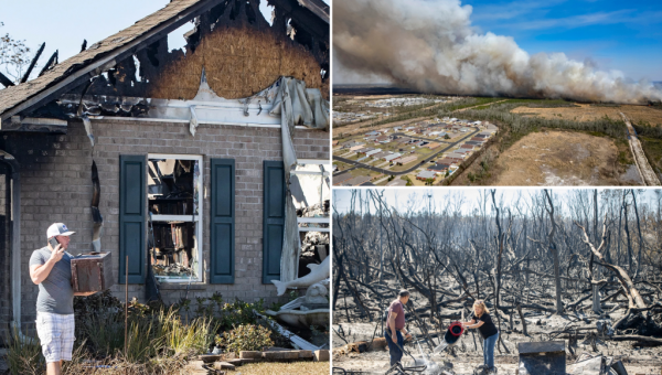 ‘Significant’ wildfires rage in Florida panhandle, more than 1K homes…