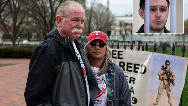 Parents of veteran locked up in Russia Trevor Reed meet with Biden
