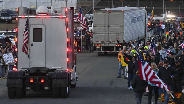 ‘Freedom Convoy’ spinoff arrives in Md. with about 1,000 vehicles and unclear plans