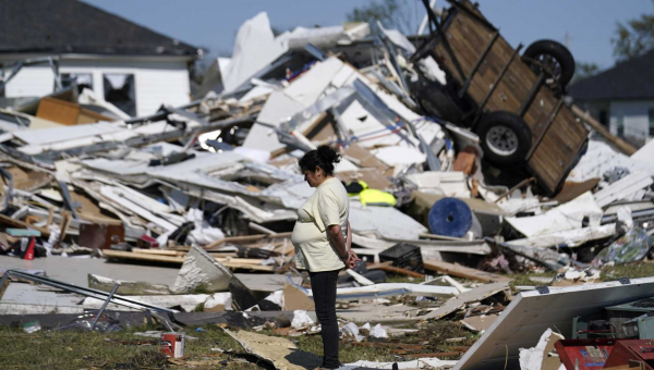 After ripping through Texas, Louisiana twister carved destruction in mere moments