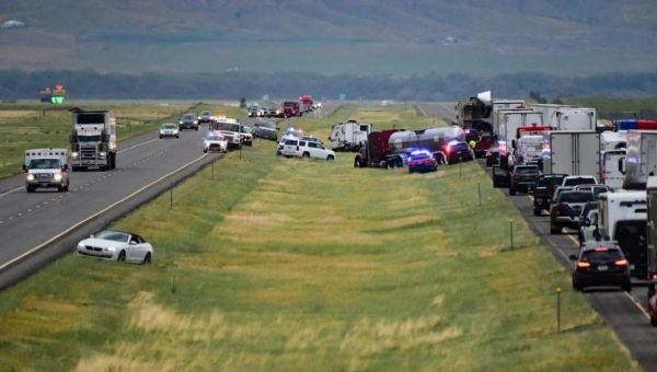 At least 6 killed in massive pileup on Montana freeway amid dust storm