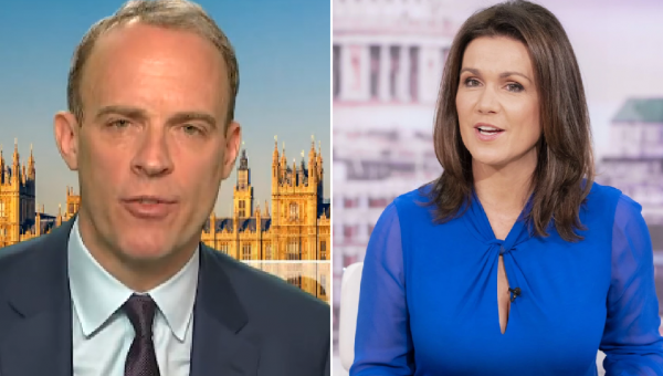 Susanna Reid shut down by Dominic Raab over Boris Johnson resignation question