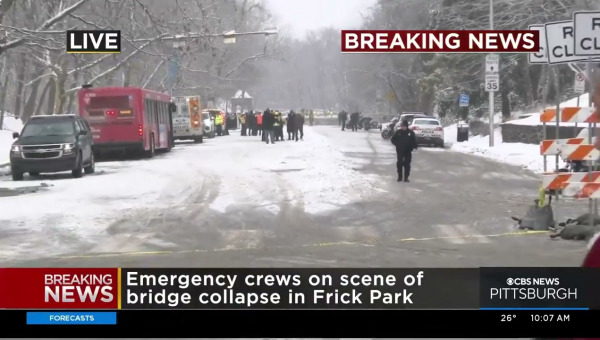 Bridge Collapses In Pittsburgh Before Biden Visit