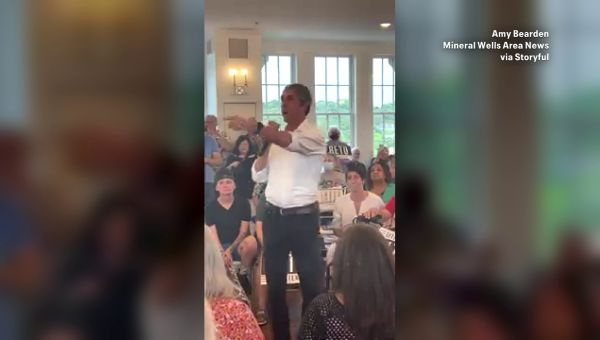 Beto O’Rourke curses at heckler who laughed while he discussed Uvalde shooting during campaign stop