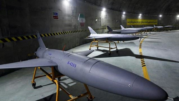 Iran unveils underground drone base