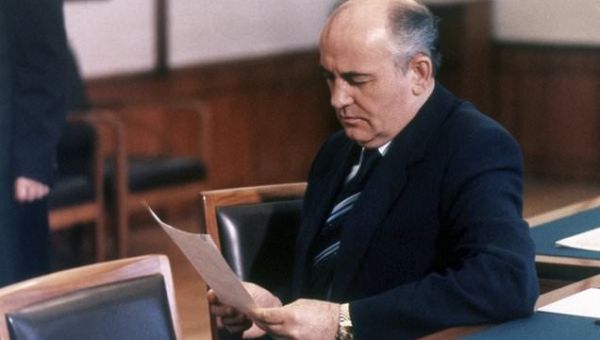 Major events in the life and career of Mikhail Gorbachev