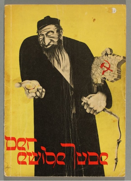 A book cover with a man holding a map.