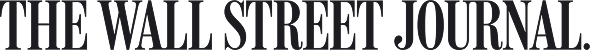 The Wall Street Journal logo in bold, black capital letters on a white background.